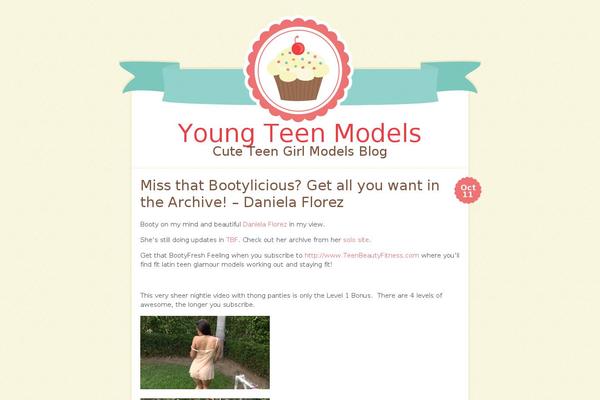 youngteenmodels.org site used Buttercream