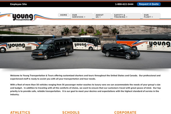 WordPress website example screenshot