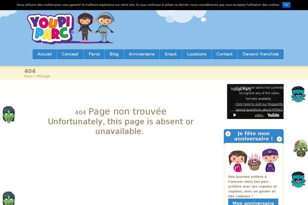 youpiparc.com site used Toddlers