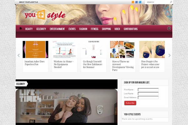 youplusstyle.com site used Made-theme