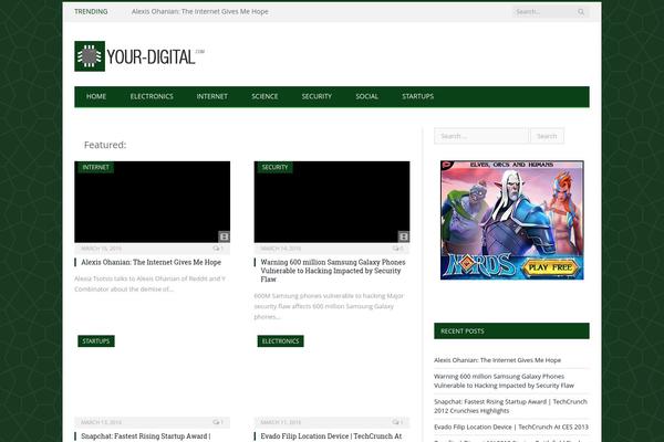 WordPress website example screenshot
