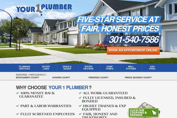 your1plumber.com site used Bace