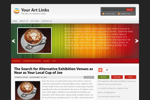 Twenty Fifteen theme site design template sample