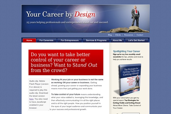 yourcareerbydesign.com site used Cstw