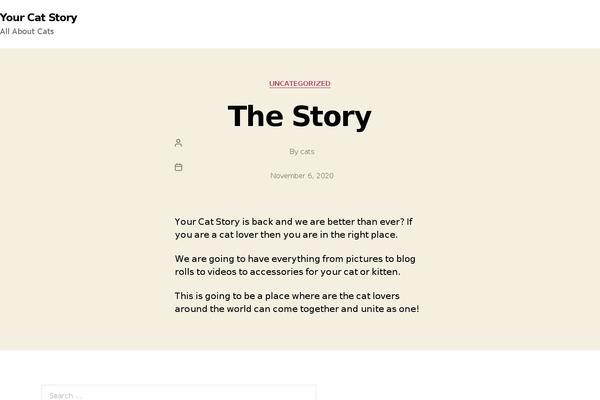 Twenty Twenty theme site design template sample