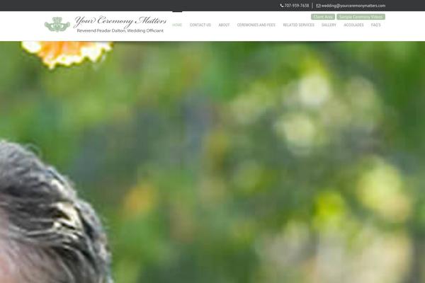 yourceremonymatters.com site used Avada