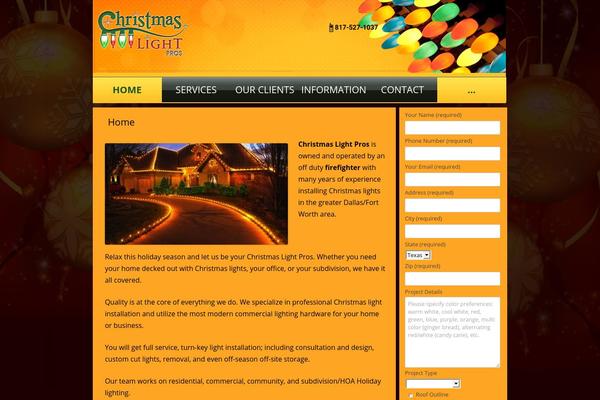 yourchristmaslightpros.com site used Ommunelight