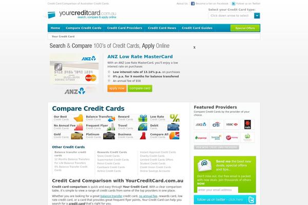 yourcreditcard.com.au site used Yourcreditcard