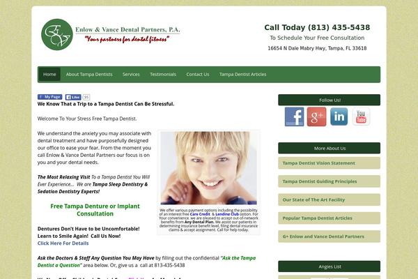 WordPress website example screenshot