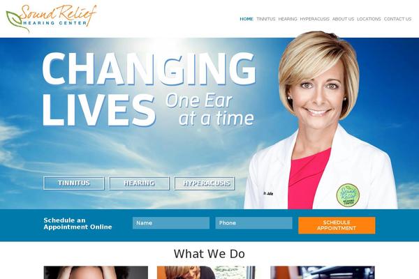 WordPress website example screenshot