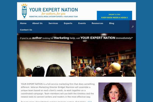 Vantage theme site design template sample