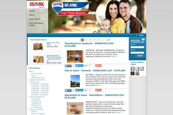 yourfirstmaltaproperty.com site used Remax-blog
