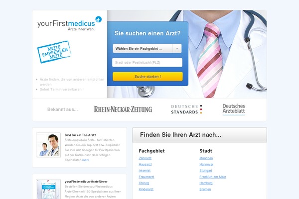 yourfirstmedicus.de site used Avarteq