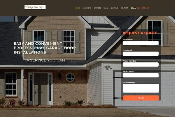 Handyman-services theme site design template sample