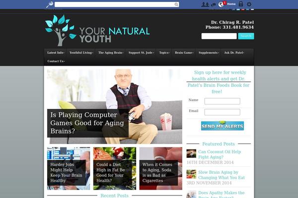 yournaturalyouth.com site used Morning