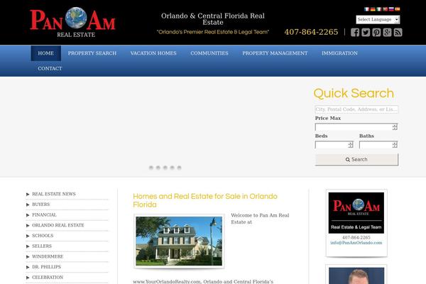 RealEstate theme site design template sample