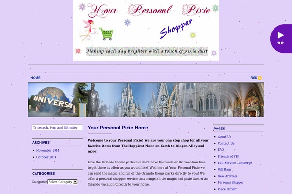 yourpersonalpixie.com site used Disney_world