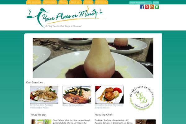 Crio theme site design template sample