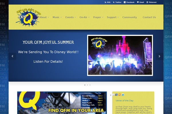 yourqfm.com site used Sterling