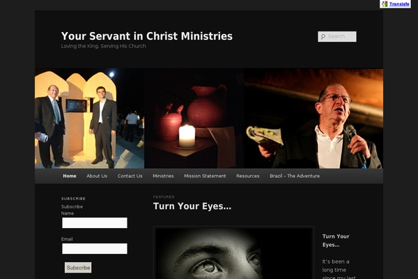 Site using Easy-sermon plugin