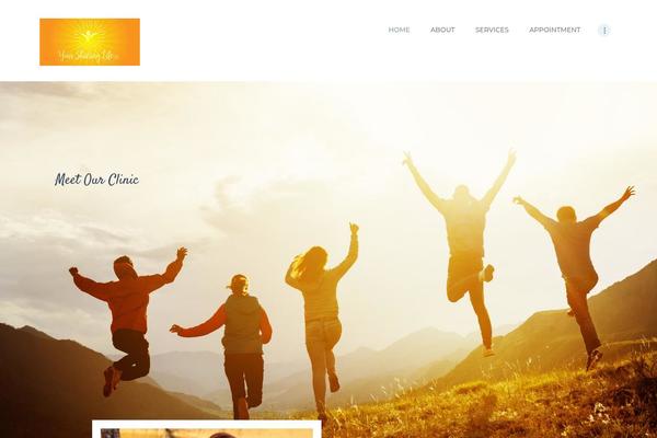 Accalia theme site design template sample