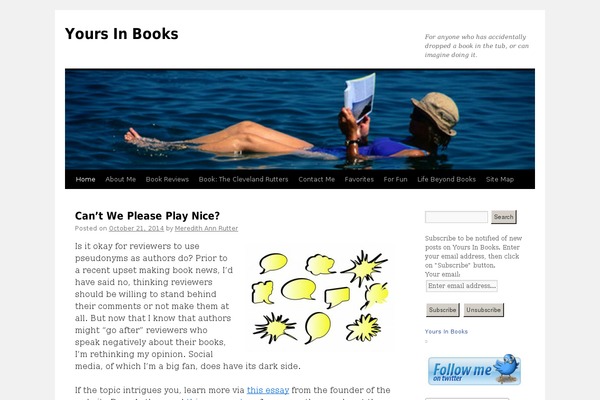yoursinbooks.com site used Twenty Ten
