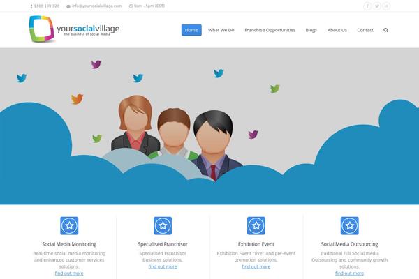 The7 theme site design template sample