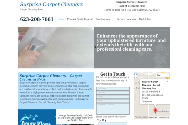 WordPress website example screenshot