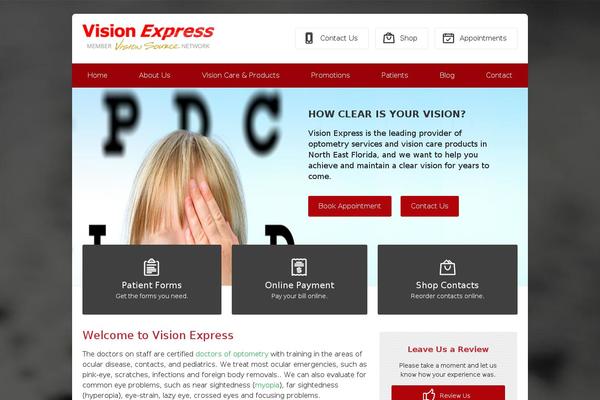 yourvisionexpress.com site used Child-themes