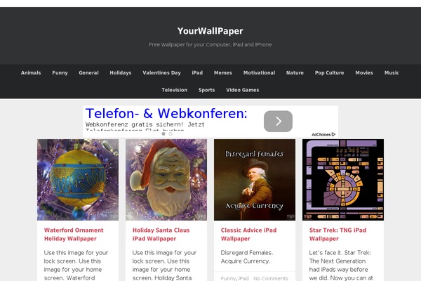 yourwallpaper.com site used Gallery