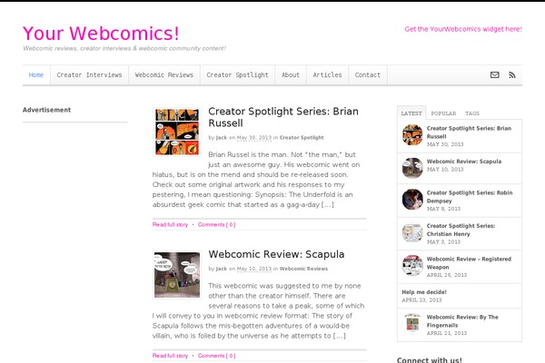 yourwebcomics.com site used Canvas_new