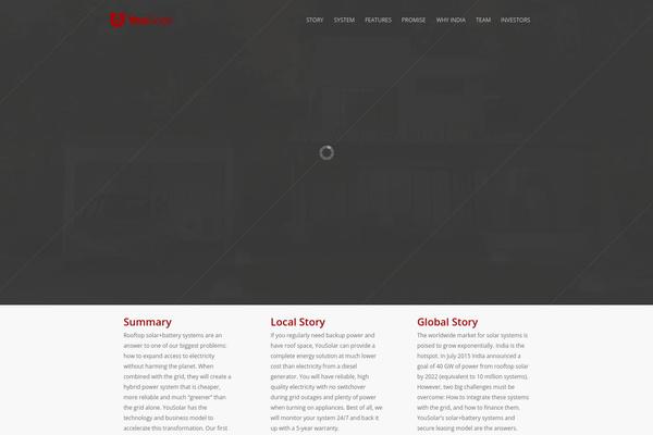 Salient theme site design template sample