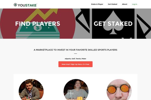 youstake.com site used Pokerfund