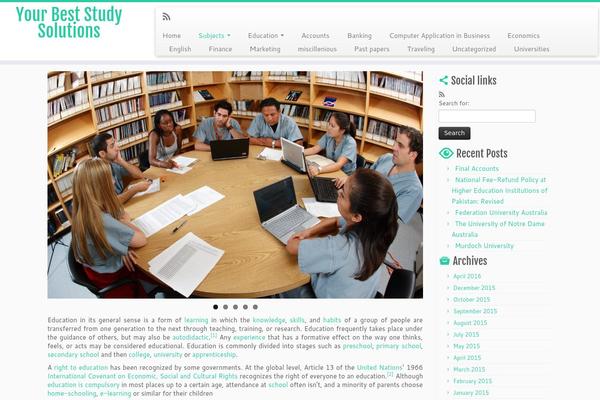 Customizr theme site design template sample