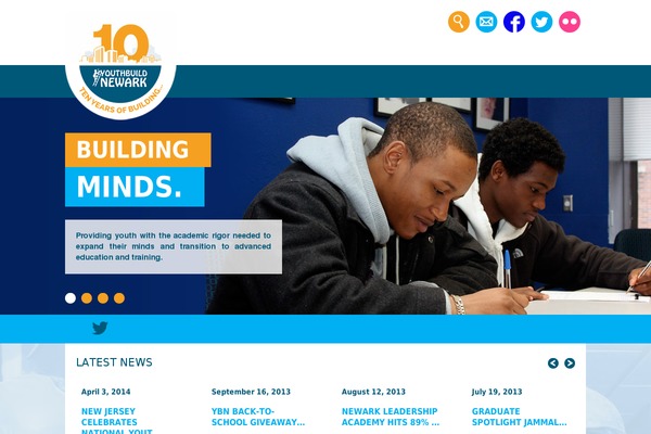 youthbuildnewarknj.org site used Websignia_wordpress_theme