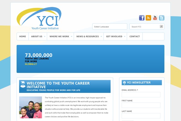 youthcareerinitiative.org site used Yci