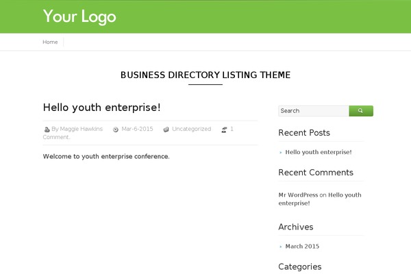 youthenterpriseconference.org site used Business Directory