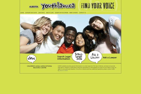 youthlaw.ca site used Builder-essence-white