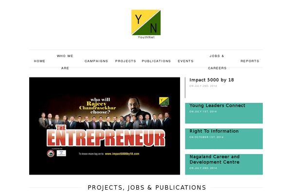 youthnet.org.in site used Cassia