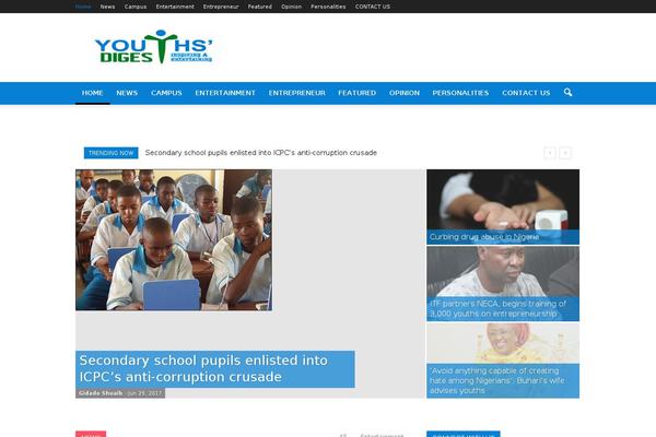 youthsdigest.com site used Nto
