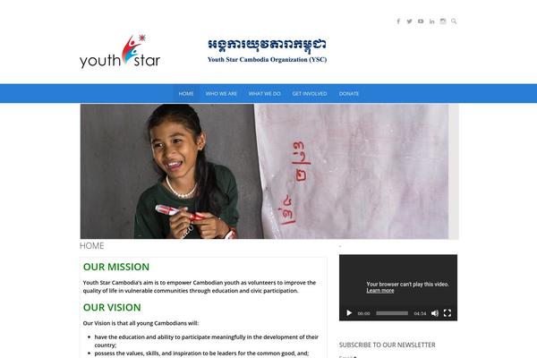 youthstarcambodia.org site used Ultimate-pro