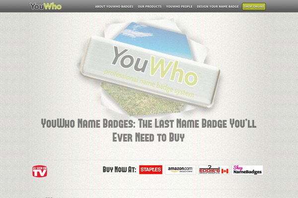youwhobadges.com site used Youwhocustom
