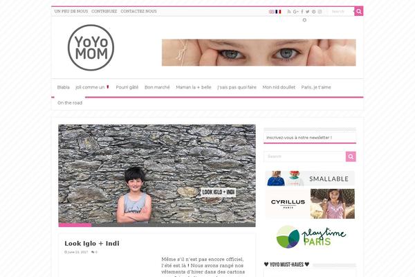 yoyo-mom.com site used Sahifa8