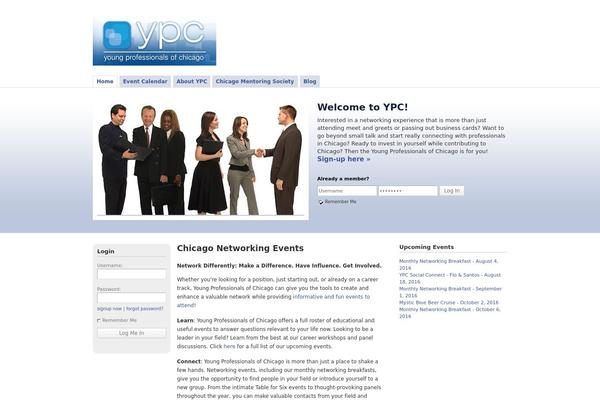 ypchicago.org site used Bp-social