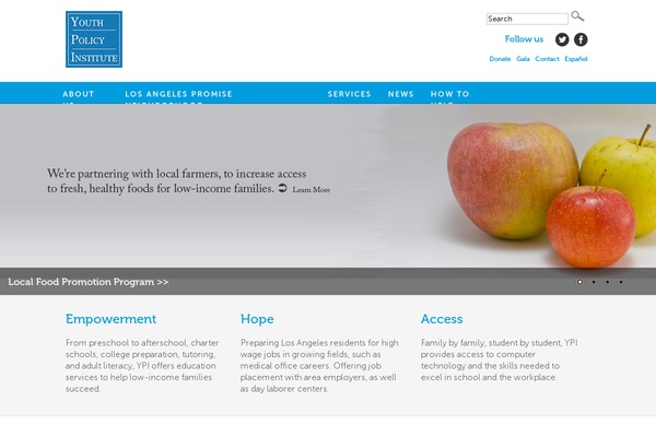 WordPress website example screenshot