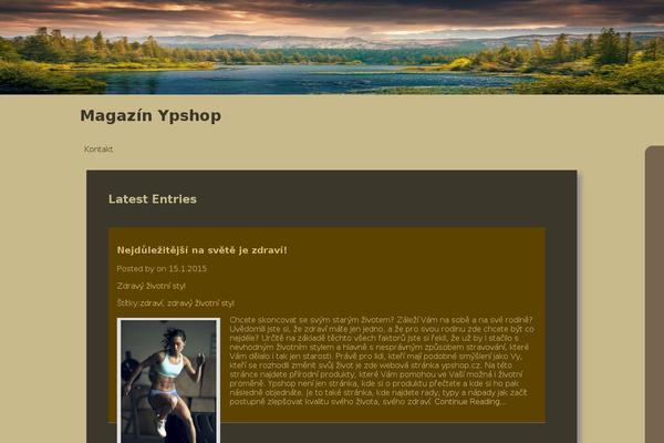 ypshop.cz site used Personal Journal