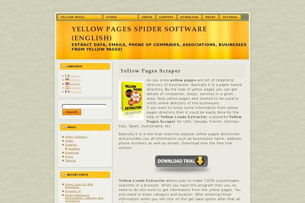 ypspider.net site used Yellowfever