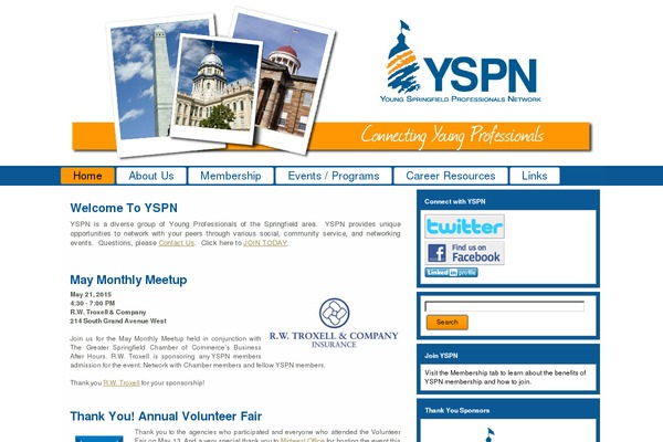 ypspringfield.org site used Ypswebsite