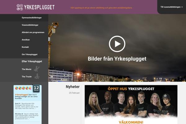 yrkesplugget.se site used Yrkesplugget