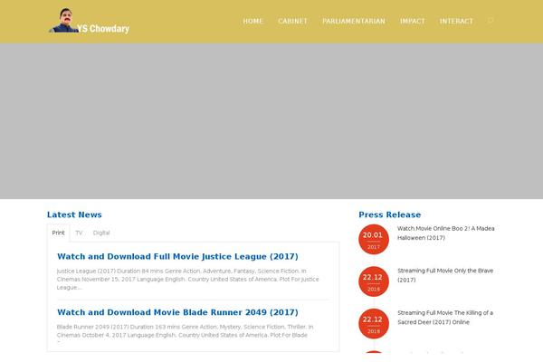 Politics theme site design template sample